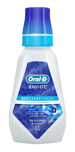 Enjuague Bucal Blanqueador Oral B 3d White 473 Ml