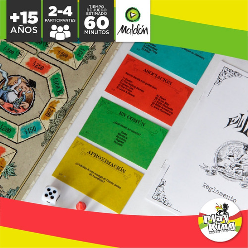 Imagen 6 de 10 de Maldon El Erudito Cultura Original Juego De Mesa Playking