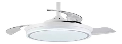 Luminária Ventilador Plafon Breeze Home 30w Retrátil Branco Pás Transparente Diâmetro 39.5 Cm Frequência 50/60hz Material Das Pás Plástico Quantidade De Pás 3