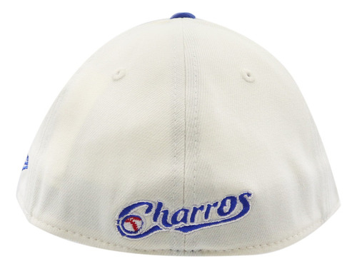 Gorra Plana 59fifty New Era Charros Jalisco Beisbol Ivory