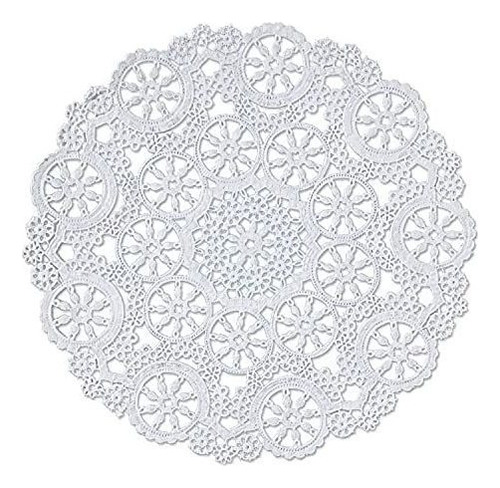 Royal Medallion Lace - Doilies De Papel Redondo De 8 Pulgada