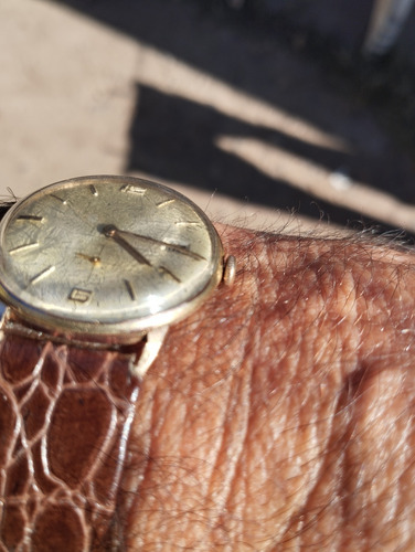 Reloj A Cuerda Mecánico Vintage Renis Enchapado Oro (Usado)