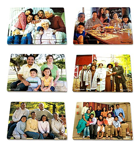 Melissa  Doug Multi-cultural Family Puzzle, Set Of K0s0v