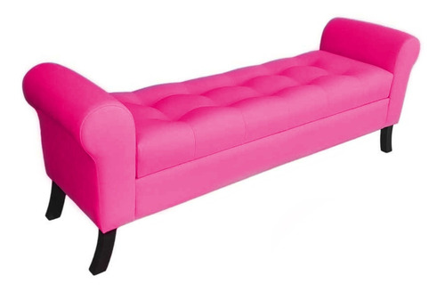 Banqueta Baúl Tamaño King Color Fucsia 