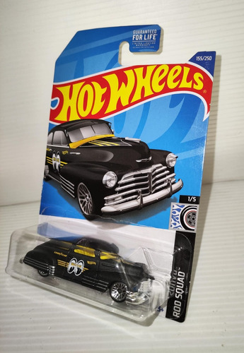 Hot Wheels 47 Chevy Fleetline Rod Squad Negra