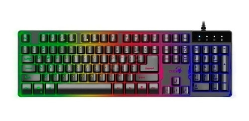 Teclado Gx Scorpion K8 Gaming Pc Semi Mecanico Rgb