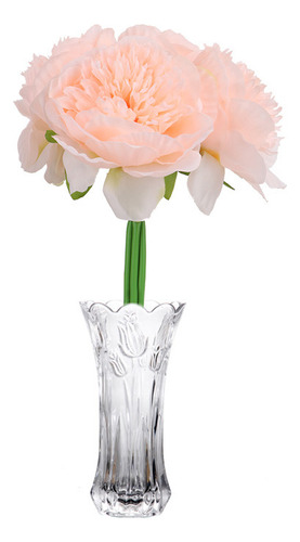 Ramo De Flores De Peonía Artificial Rosa