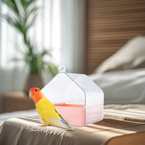 Caja De Ducha De Baños De Loro, Bañera De Pájaros, Sin