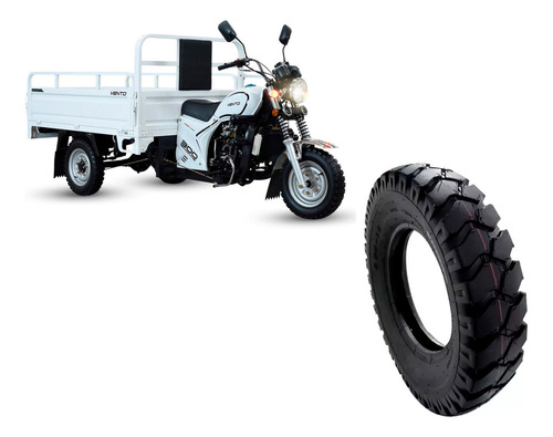 Llanta 5.00-12 Para Motocarro Carga Pesada 515kg 8 Capas