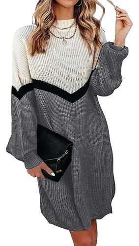 Vestido Tipo Su ter Grande Casual Largo Para Mujer Cuotas sin