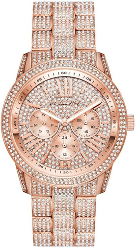 Michael Kors Mk6933 Bradshawn, Esfera En Tono Oro Rosa, Pavé