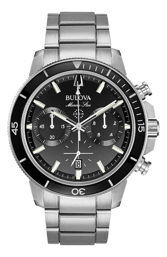 Reloj Bulova Marine Star Series C 96b272 Para Hombre, Acero