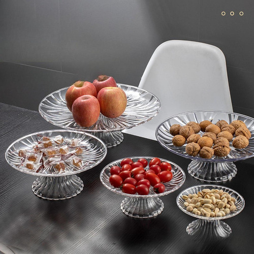 Plato De Frutas Con Pedestal Y Base Para 35 Centímetros
