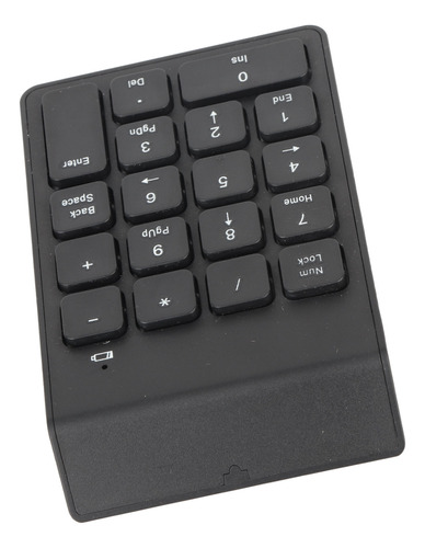 Receptor Usb Inalámbrico Con Teclado Numérico Negro, 18 Tecl