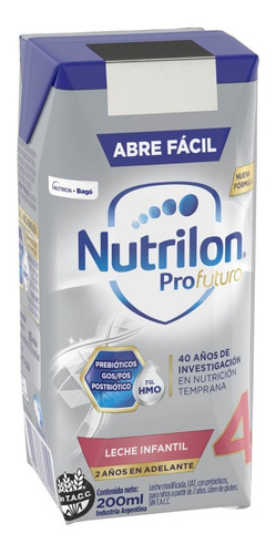 Nutrilon Profutura 4 - Brick 200 Ml X 24 Unidades