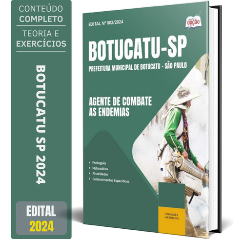Apostila Botucatu Sp - Agente De Combate As Endemias
