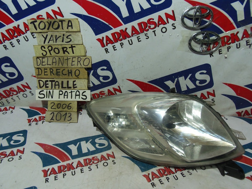 Óptico Derecho Toyota Yaris Sport 2006-2013 (sin Patas)