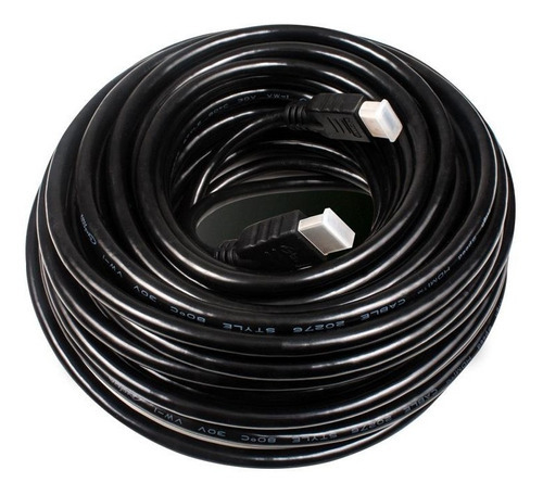Imagen 2 de 2 de Cable Hdmi 20 Metros A Hdmi Full Hd 1080p Tv Pc Ps4 Oro Noga