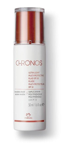 Fluido Multiprotector Facial Fps50 Chronos Natura - Lvdm