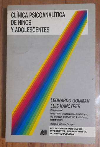 Clínica Psicoanalítica De Niños Y Adolescentes - Kancyper