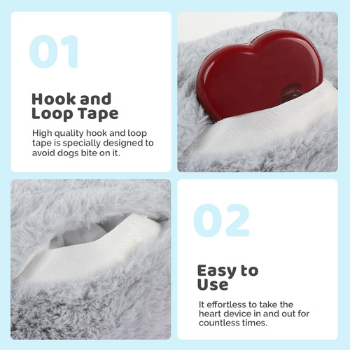 Juguete Para Perro Afp Heart Beat Bunny Antistress Relajante