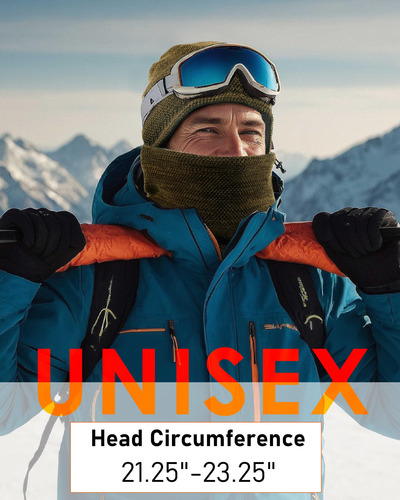 Gorro De Invierno Y Bufanda Forro Polar Para Hombre Color Talle Diseño De La Tela