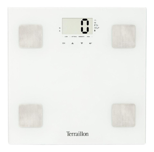 Báscula digital Terraillon Fitness One blanca, hasta 160 kg