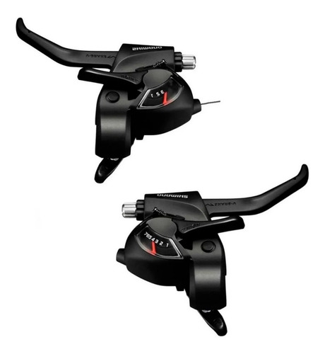 Manijas Integradas Cambio P/ Bici Shimano St-ef41 21 Vel 