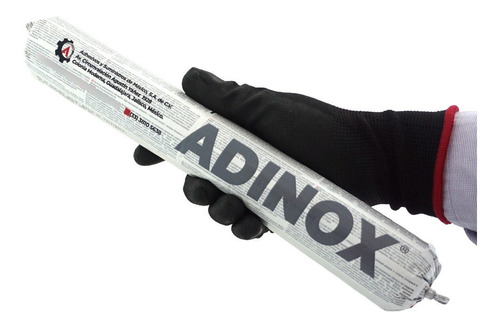 Imagen 2 de 3 de Adinox® Pu-40, Adhesivo Sellador De Poliuretano Blanco 600ml