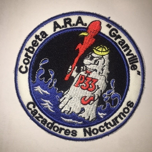 Escudo Bordado  Corbeta Ara Granville-cazadores Nocturnos  