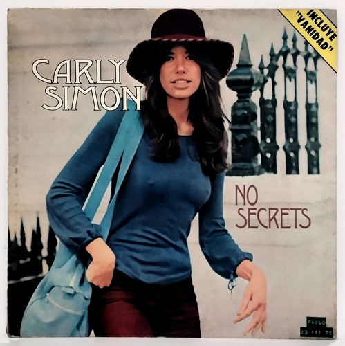 Carly Simon - No Secrets - Vinilo Lp 1972 - Muy Bueno +