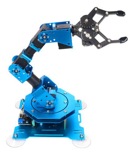 Brazo Robótico Programable Metálico 6dof Con Control Inalámb