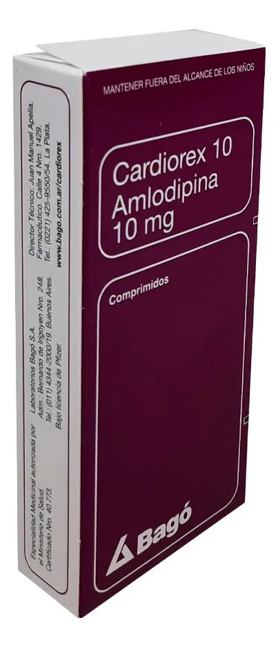 Cardiorex 10 10 Mg Comp., 30 Comprimidos