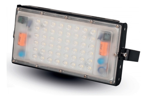 Kit 30 Refletor Led Módulo 50w Ip66 Branco Quente, Frio