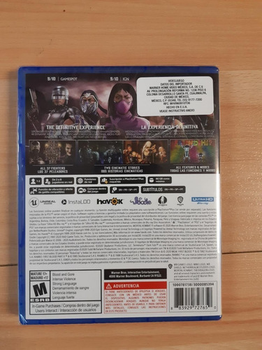 Imagen 4 de 4 de ..:: Mortal Kombat 11 Ultimate Edition ::.. Ps5 Game Wow