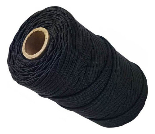 Corda Velame 4,0mm Preto Rolo C/ 100 Metros - Cordaville