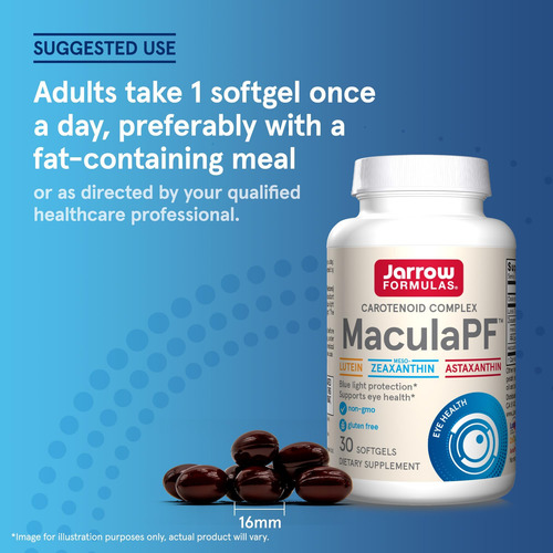 Jarrow Formulas Maculapf Complexo Carotenóide, Suplemento Di