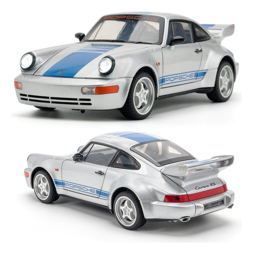 Porsche 911 Carrera Rs Miniautos Metal Con Luz Y Sonido 1/24
