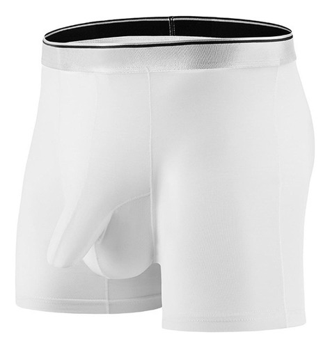 Boxers De Seda De Hielo, Estilo Fino, Sin Trazas, Moda, Nego