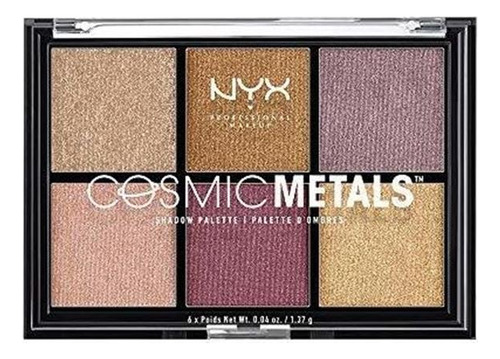 Nyx Professional Makeup Cosmic Metals Shadow Palette, 0.