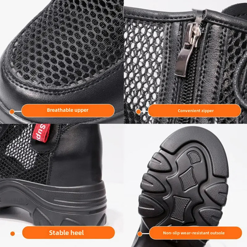 Botas Martin De Malla Hueca Para Mujer, Estilo Británico