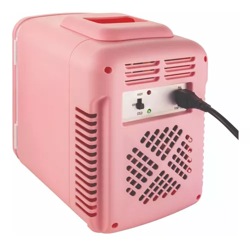 Astroai Mini Refrigerador Portátil, Mini Nevera Electrónica Para El Skincare  Color Rosa Y Blanco