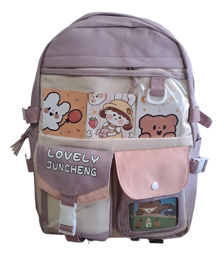 Mochila Bolso Juvenil Multiuso Escolar Kawaii