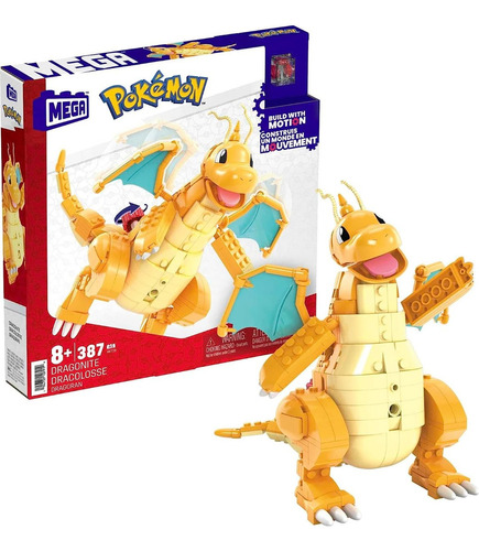 Mega Pokémon Dragonite Hkt25 Juguete De Construcción 