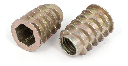 M10x25mm Madera Hueca Hexagonal Del Tornillo De Rosca Galvan