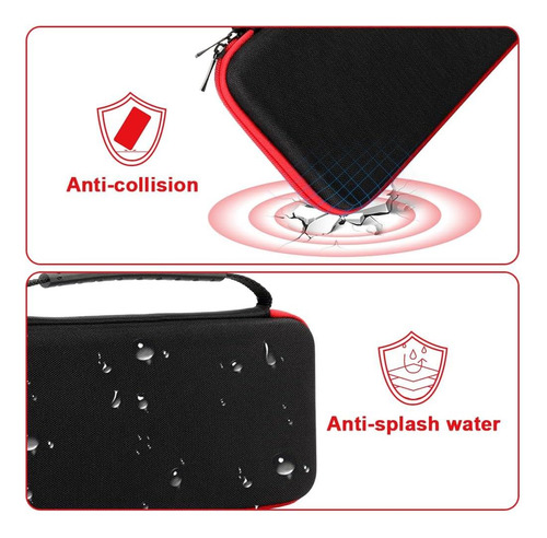 Engfyadsy Case De Carración Para Consola Nintendo, Con 10 De