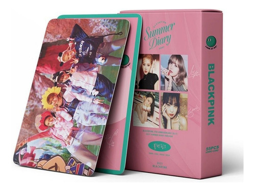 Blackpink 55 Photocards - Edición Summer D 2021