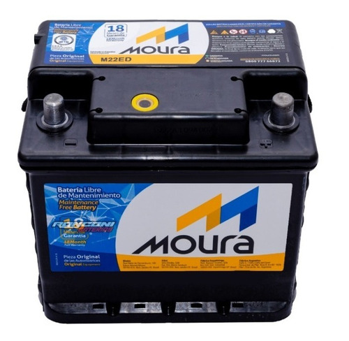 Bateria Moura 12x55 Ah Kia Rio Ex-ax 1.6 - 1.4 / Soul 1.6 