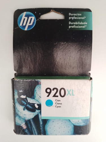 Tinta Hp 920xl Cian, Alto Rendimiento.