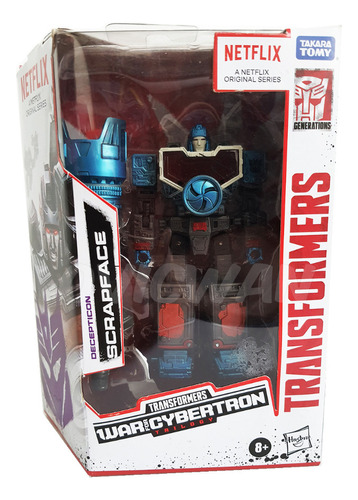 Decepticon Scrapface Transformers War For Cybertron Hasbro